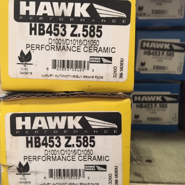 HB453Z.585 HAWK CERAMIC BREMBO CALIPER EVO 7 8 9 Car Torque Car Torque